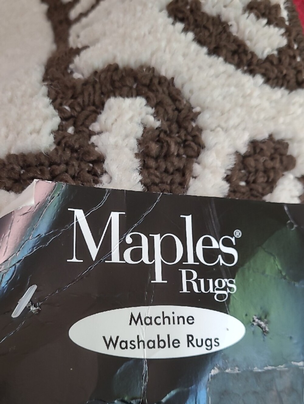 Maples Animal Print Border Runner Rug - Picture 4 of 10